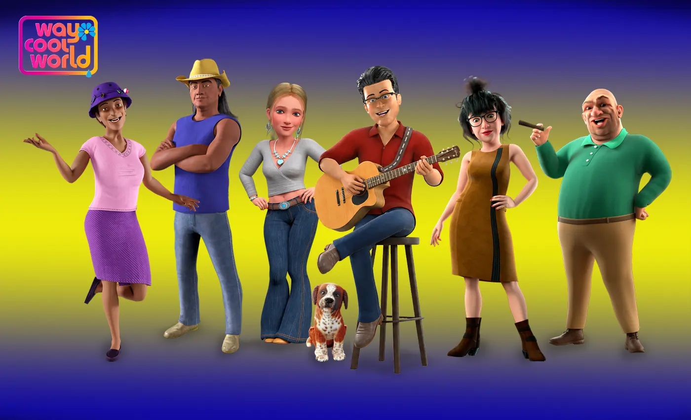 Way Cool World, Way cool superstars characters of season one