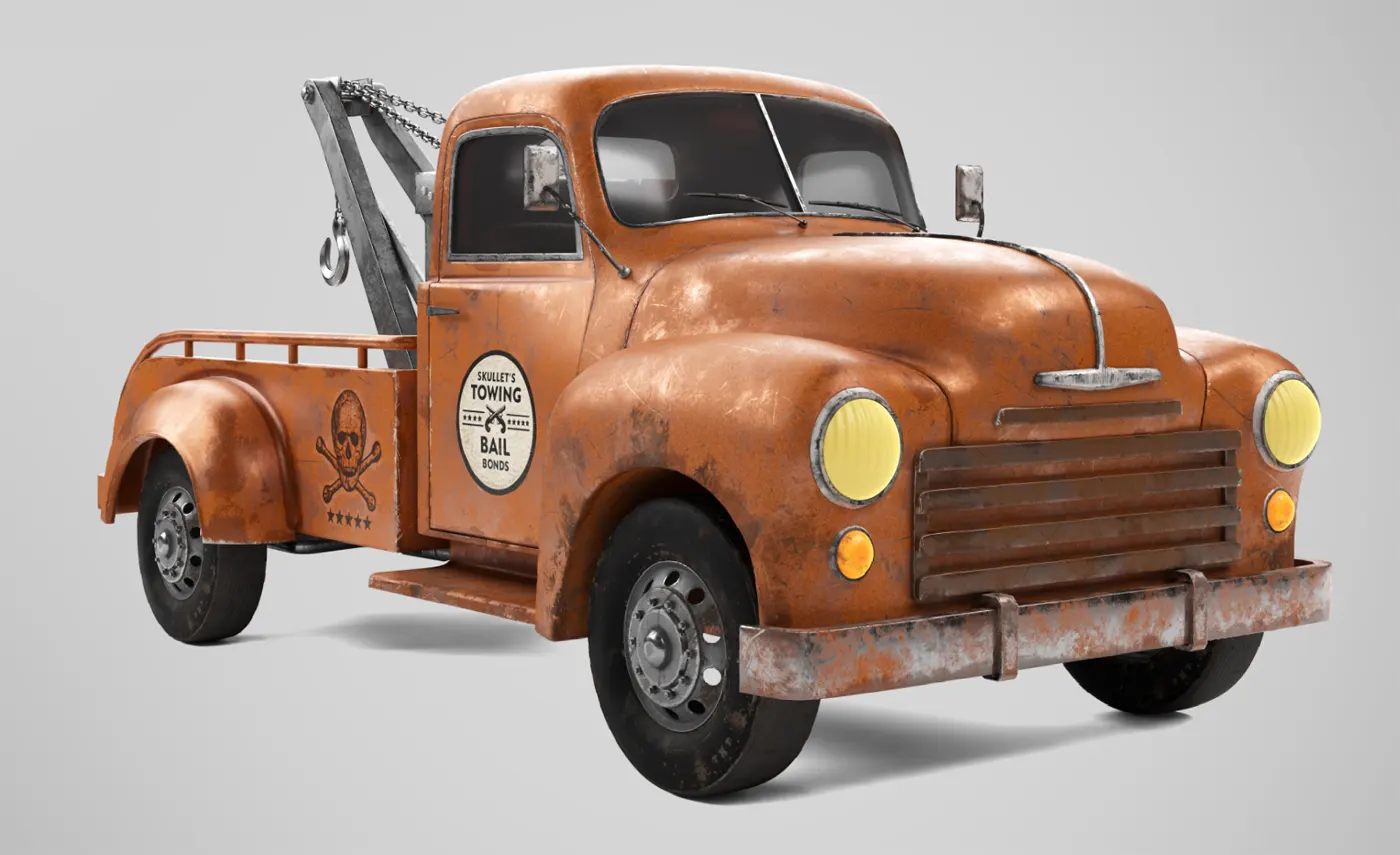 Way Cool World, Skullets Towing Truck 3D