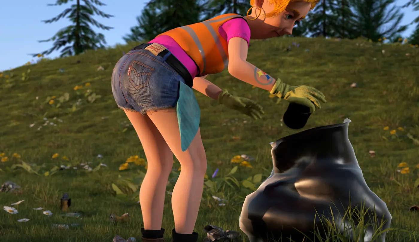 Way Cool World character: Jailbird Beauty