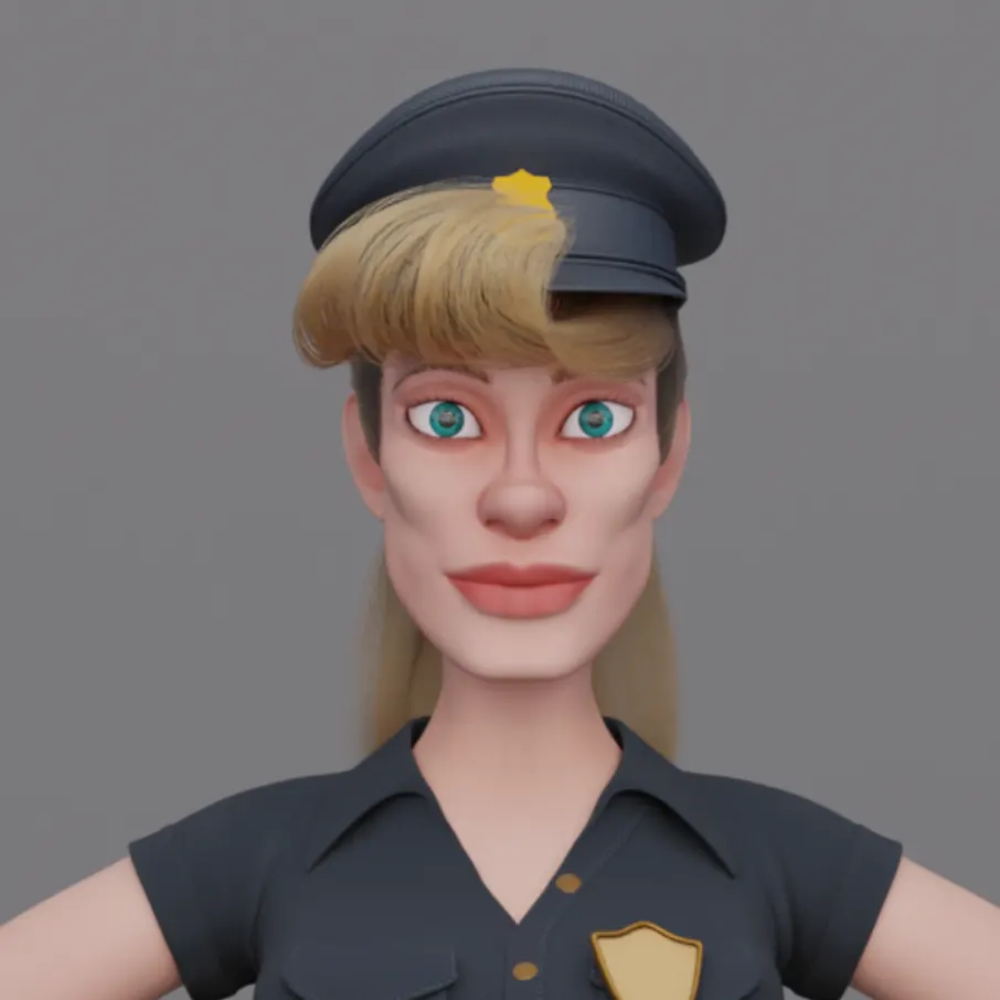 Way Cool World character: officer-sally