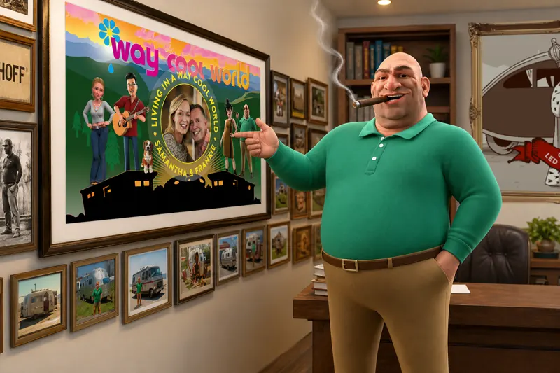 Uncle Ledford with Personalized Poster