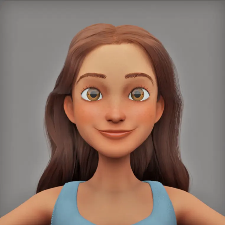 Way Cool World character: young girl