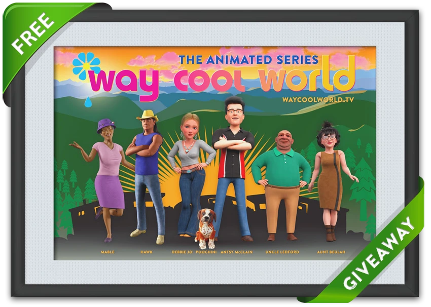 Way Cool World animation poster mock-up