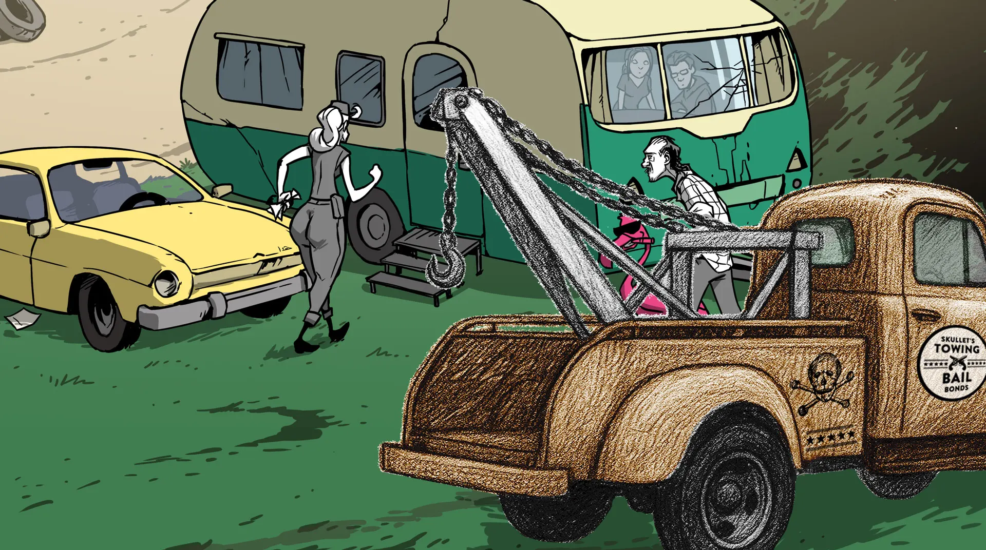 Way Cool World, Skullets-Towing-Truck